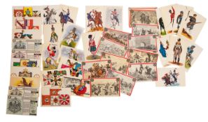 A 20th Century set of Napoleonic era postcards.