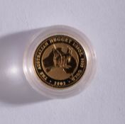 The smallest gold coins of the world collection.