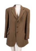 A group of four men's coats and jackets, including a 1970's 'Pytchley' moss green jacket,