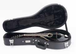 An Eastman MD404-BK acoustic Mandolin.