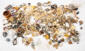 A large accumulation of various costume jewellery,