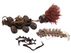 Three late 19th/early 20th century Nepalese Cow Bell sets.