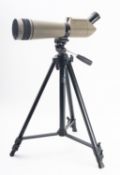 A Kowa TSNI spotting scope and stand.