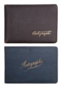 Two 20th Century autograph albums.
