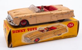 A Dinky diecast Packard Convertible 132.