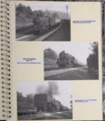 A collection of 1940s/50s Railway themed photographs in three albums.