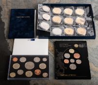 A 2007 UK proof coin collection.