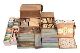 A large collection of early 20th Century and later glass lenses.