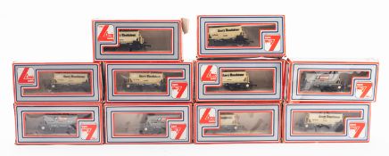 Ten Lima OO/HO bulker wagons. In a range of liveries, boxed.