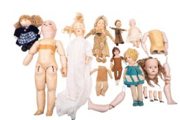 A collection of 20th Century and later dolls.