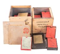 An early 20th Century collection of glass negatives.