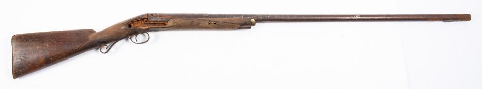 A 19th Century percussion cap fowling gun.
