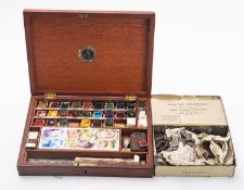 An early 20th Century Reeves & Sons Ltd of London number 30 Students Moist Watercolour box.
