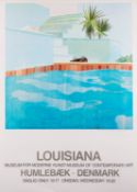 Two posters. David Hockney (British, b.1937) - 'Louisiana and Humlebraek, Denmark'