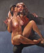 *Robert Oscar Lenkiewicz (1941-2002) - 'The Painter with Yana .