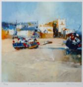 After Glyn Macey (British) 'Cornish Dawn' - Limited edition print - 27 x 27cm,