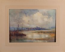 Mark Gibbons (British, Contemporary) - Lympstone and Topsham