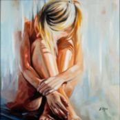 Eran de Capri (Contemporary) - Marilyn Munroe - Acrylic on canvas - 75 x 75cm,