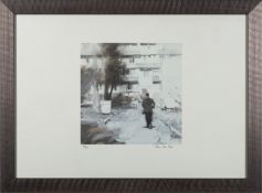 *James Hart Dyke (British, b.1966) - Going for a Meeting - Lithograph - 25.5 x 25.5cm - 48.5 x 65.