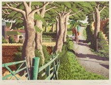 After Simon Palmer (British b 1956) - 'The Sisters Went Their Separate Ways' - Screen print