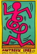 Two posters - Keith Haring (American,