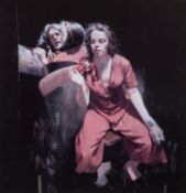 * Robert Lenkiewicz (British, 1941- 2002) - 'Painter with Women, St. Antony Theme' - Limited Edition