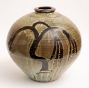 *David Leach [1911-2005] a stoneware vase,
