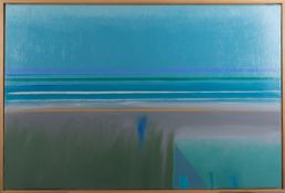 Hilary Goddard (British, 1935-2024) - Abstract in blue