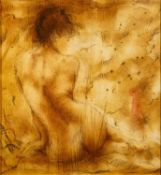 *Janet Treby (British, b.1955) - 'Innocence' and 'Mandarins and Moons' -Two colour lithograph prints
