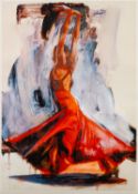*Fletcher Sibthorp (British, b 1967) - Flamenco Dancer - Screenprint