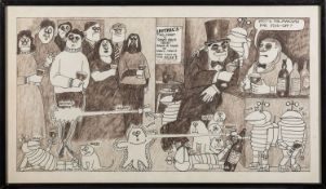 Brian Carter (British, 1937 - 2015) - Four cartoons of drinking interest