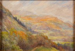 Harold Vivian (British, 1909-1933) - The Vale of Athog, Near Barmouth, N. Wales -