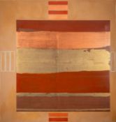 Steve Joy (British, Contemporary) - 'Horizontal Parallel' - Oil on canvas - 162 x 152cm - Signed,