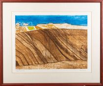 *Sally McLaren (British, b.1936) - Rough Plough - Colour print