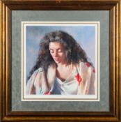 *Robert O. Lenkiewicz (British, 1941-2002) - Study of Anna - Offset lithograph - 36.