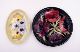 Two pieces of Moorcroft pottery,
