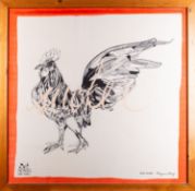 Peregrine Honig (American, born 1976); a printed silk scarf,