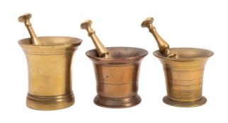 A bell metal mortar, last quarter 18th c