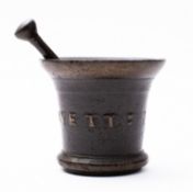 A Charles II bronze mortar, circa 1680;