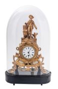 Leroy à Paris, a gilt-metal mantel clock