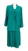 An emerald green 'Jean Caire' set with a