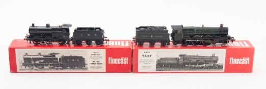 Two Finecast kit built OO/HO steam locom