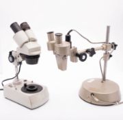 A binocular microscope, X30 magnificatio