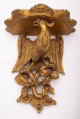 A gilt composition wall bracket in 18th