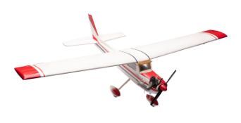 A remote control model Cessna 40 aircraf