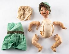 An early 20th Century Koppsdorf doll. Ha