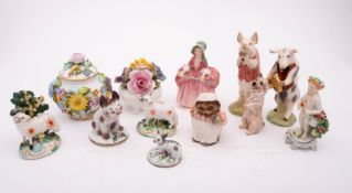 A mixed lot of ceramics including three