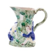 A Staffordshire pearlware 'Fair Hebe' jug after the model by Voyez,