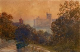 Arthur Henry Enock (British,1839-1917) - Dartmouth Castle - Watercolour - 23.5 x 36cm, 40.
