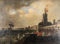 Attributed to Edward William Cooke (British, 1811-1880) - View from the Saluting Platform,